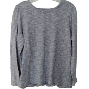 Loft Outlet Stripe Open Wrap Back Top